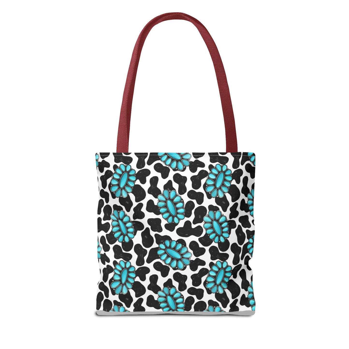 Turquoise Love Tote Bag