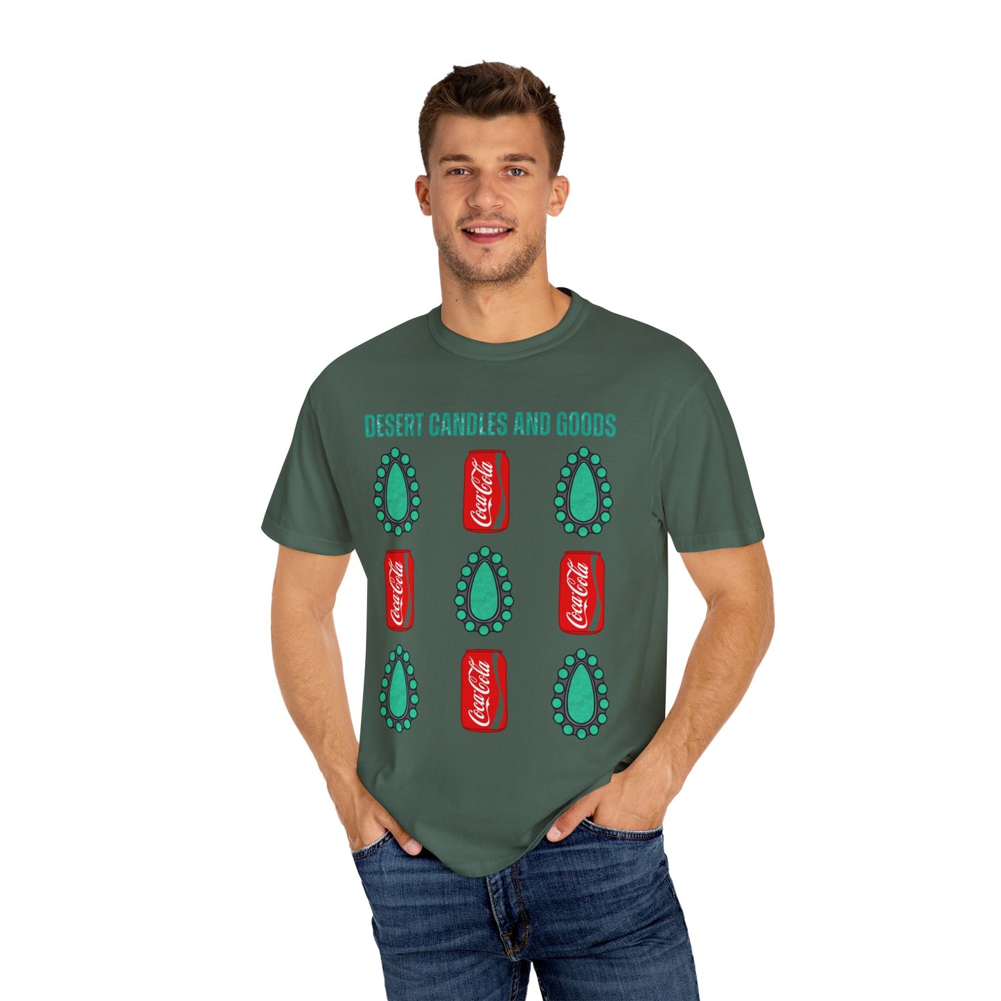 Turquoise Coke Soda Unisex T-shirt