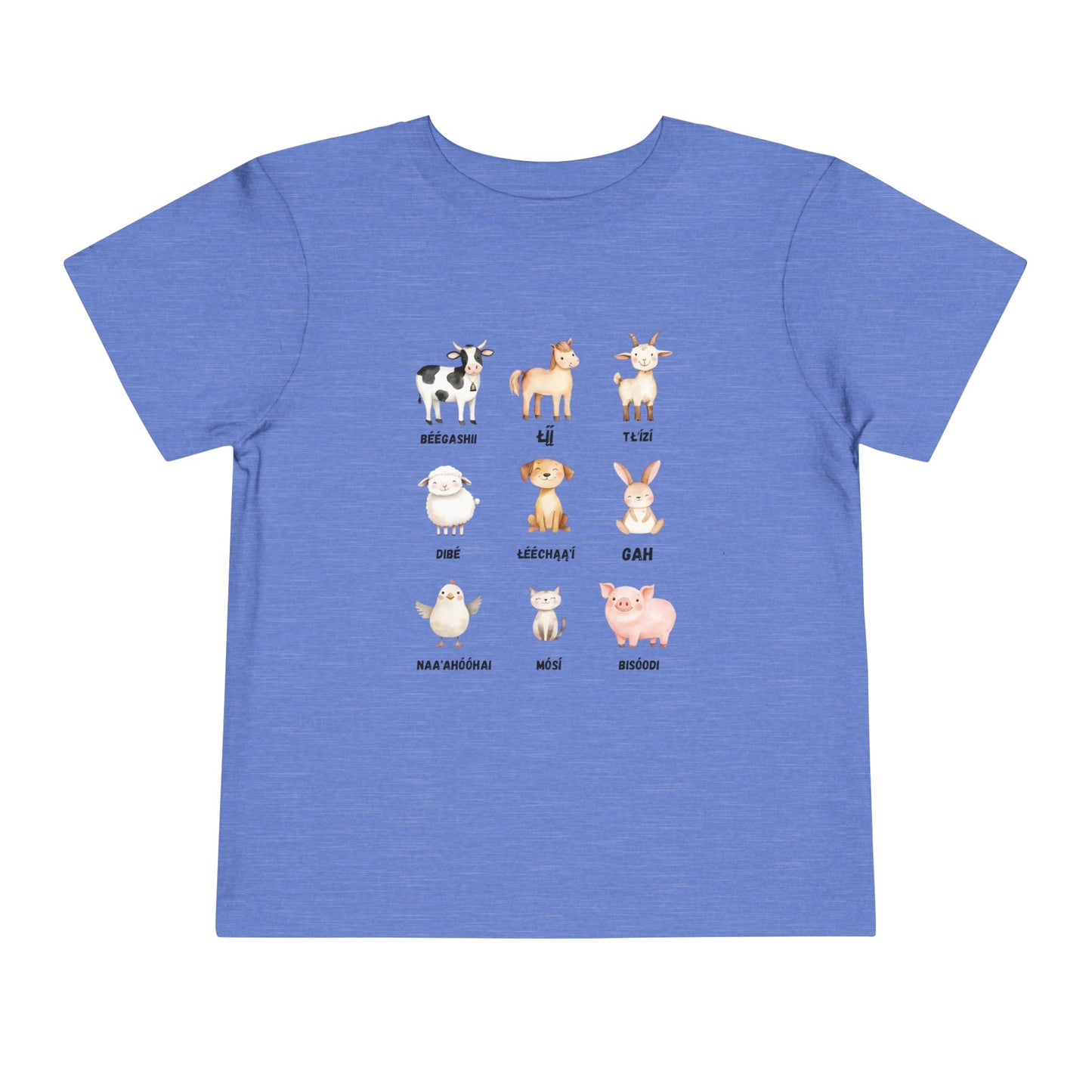 Cute Animal Alphabet Toddler Tee, Kids Animal Print T-Shirt, Toddler Gift, Nursery Decor, Farm Dress-Up