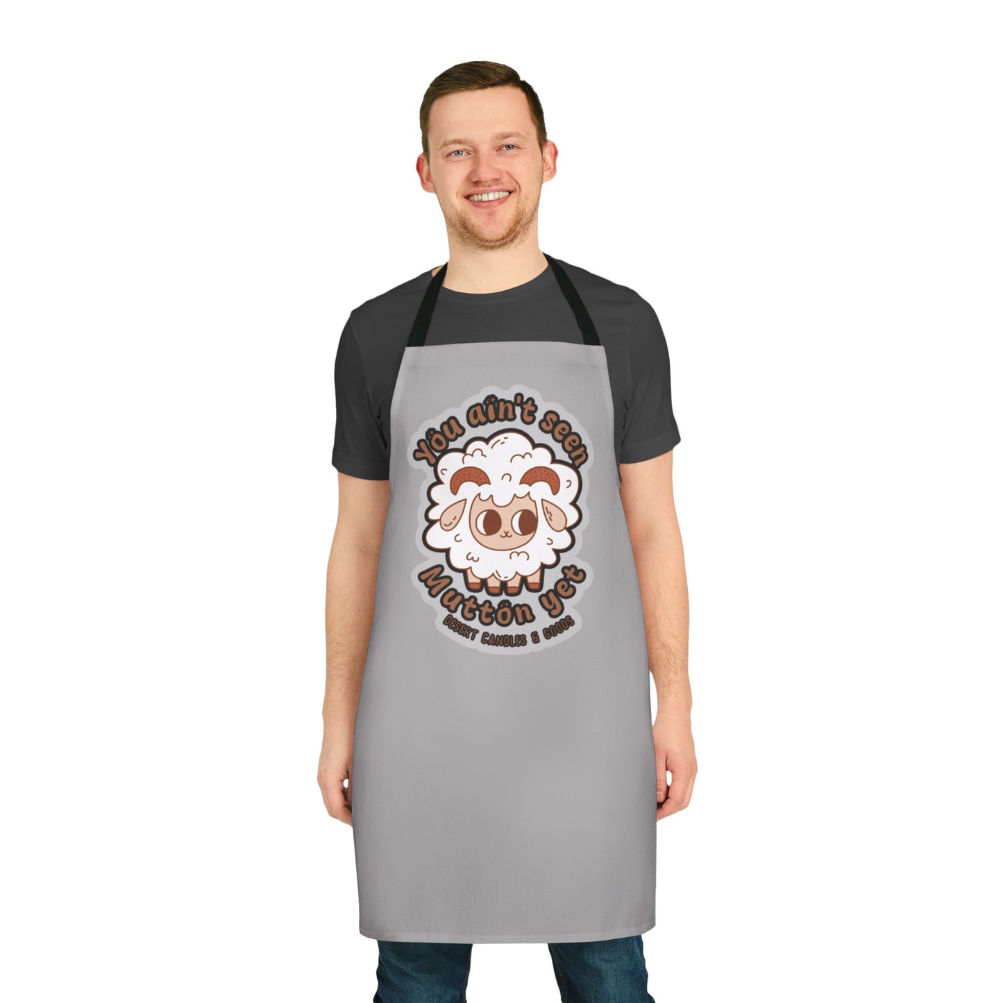 Funny Sheep Apron – "You Ain't Seen Mutton Yet" – Perfect for BBQs and Cooking