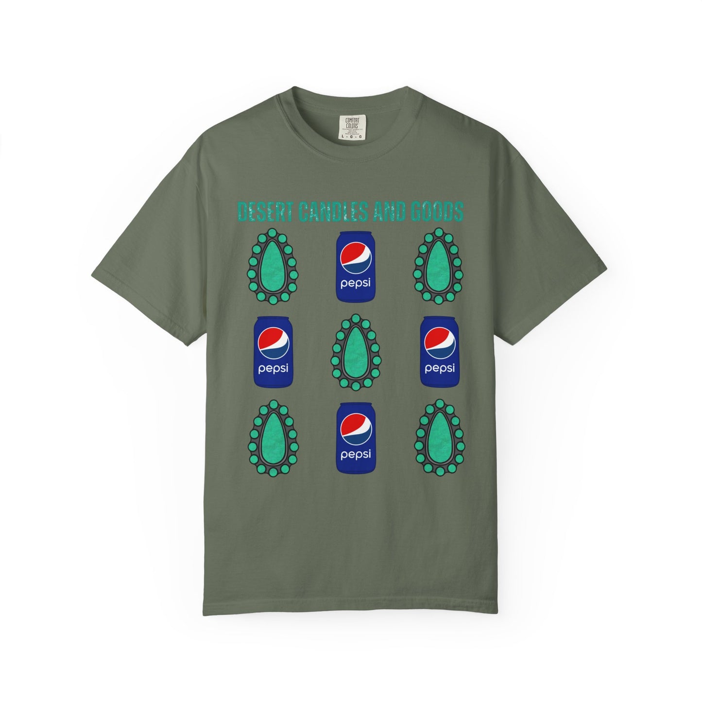 Soda Pepsi Turquoise T-Shirt