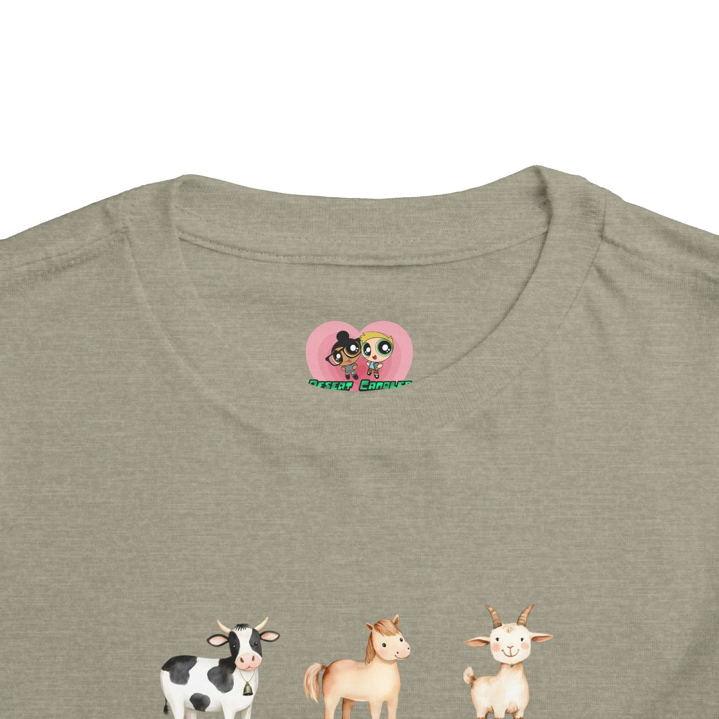 Cute Animal Alphabet Toddler Tee, Kids Animal Print T-Shirt, Toddler Gift, Nursery Decor, Farm Dress-Up