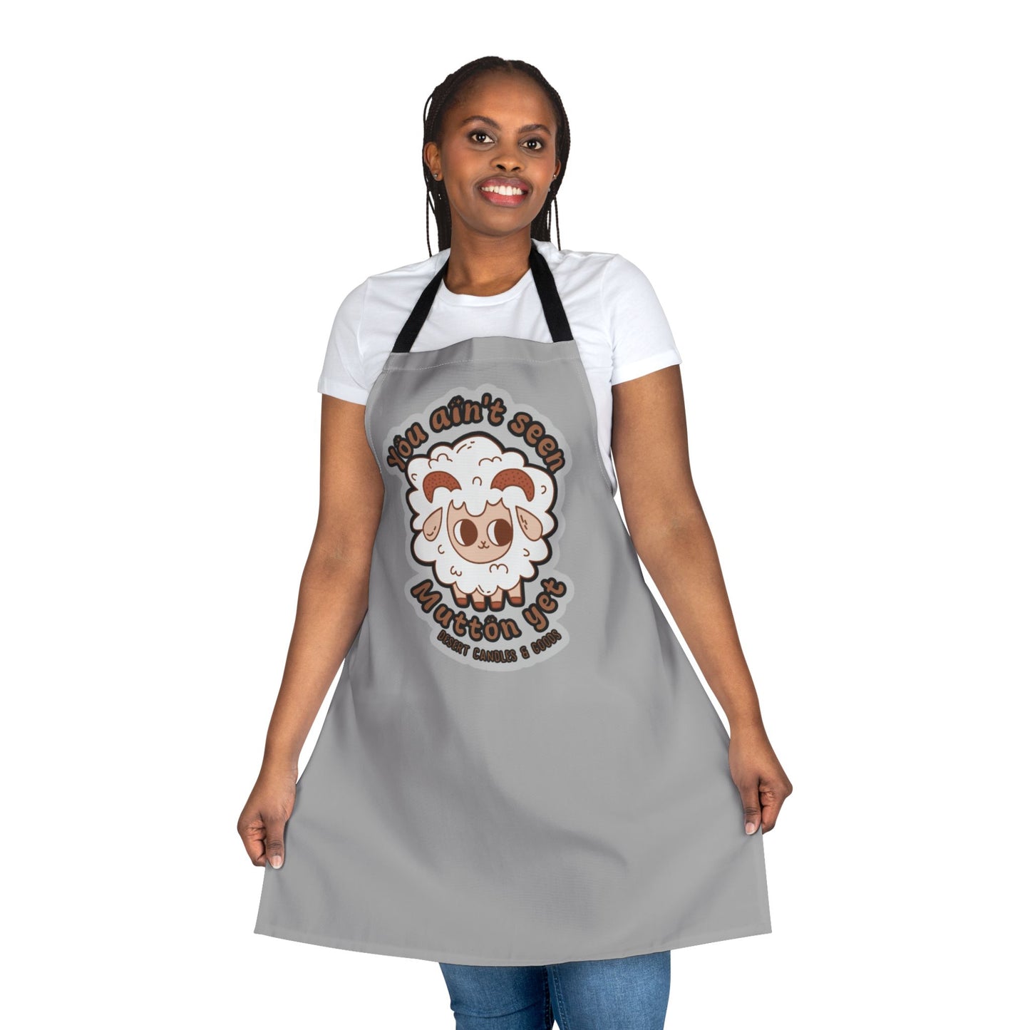 Funny Sheep Apron – "You Ain't Seen Mutton Yet" – Perfect for BBQs and Cooking