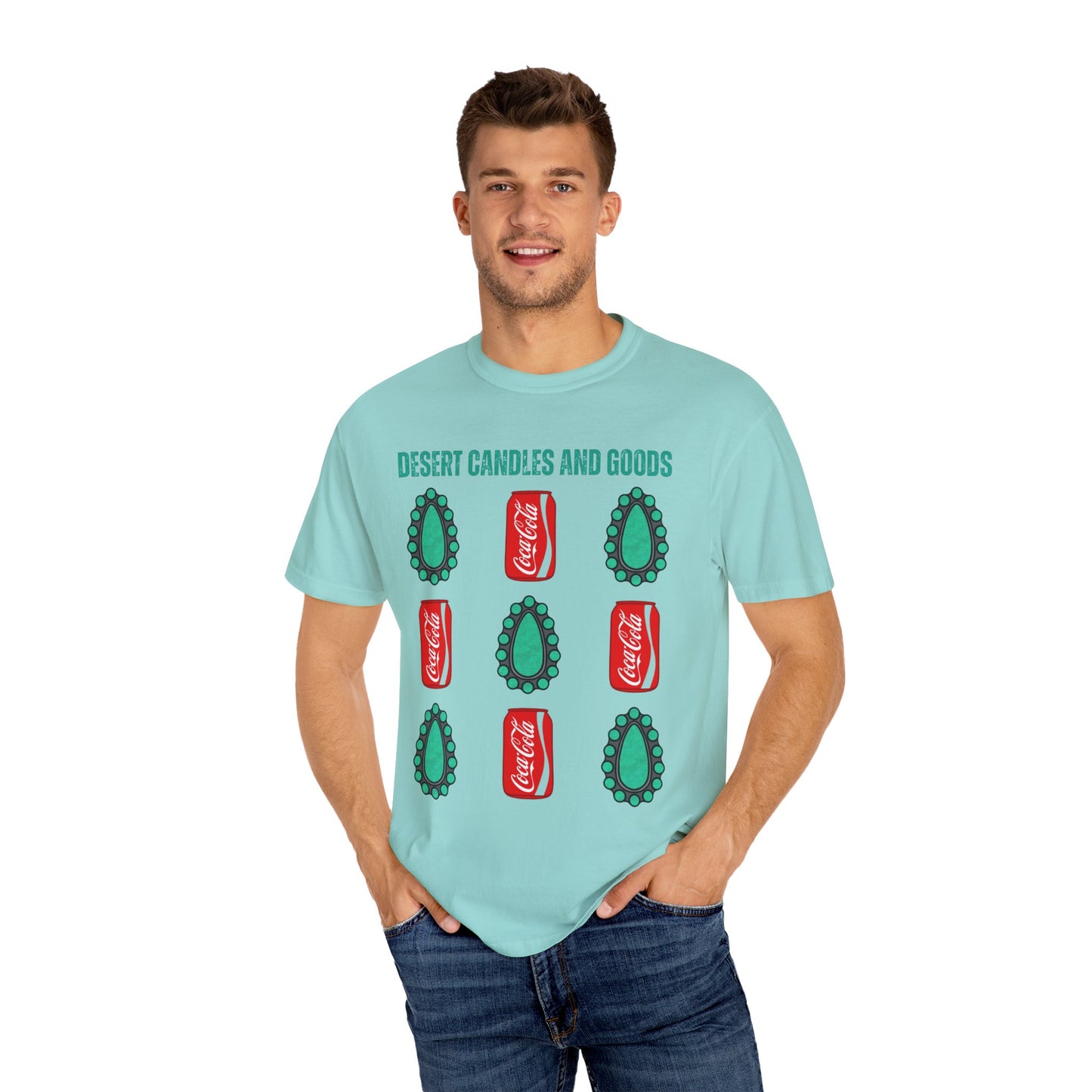 Turquoise Coke Soda Unisex T-shirt