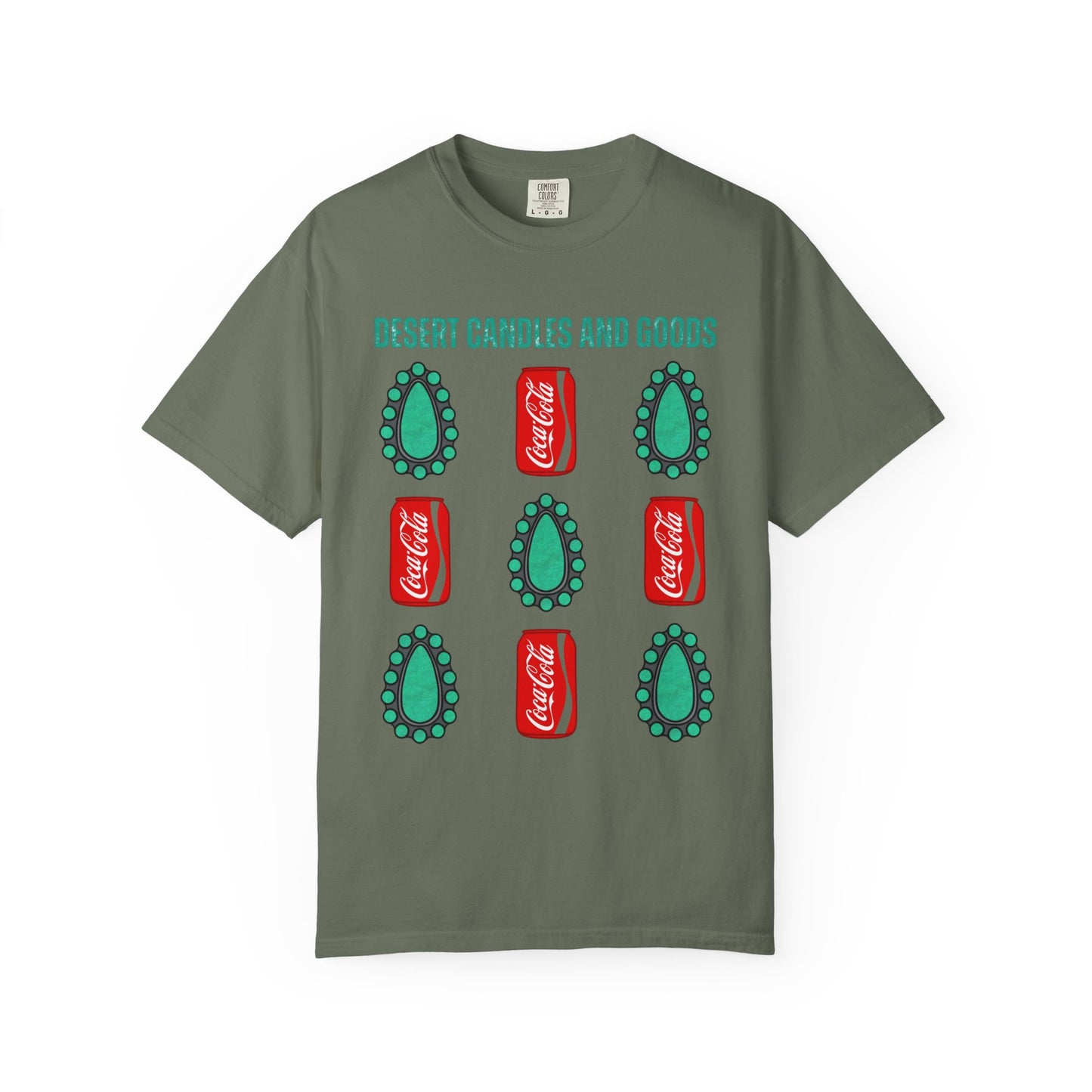Turquoise Coke Soda Unisex T-shirt