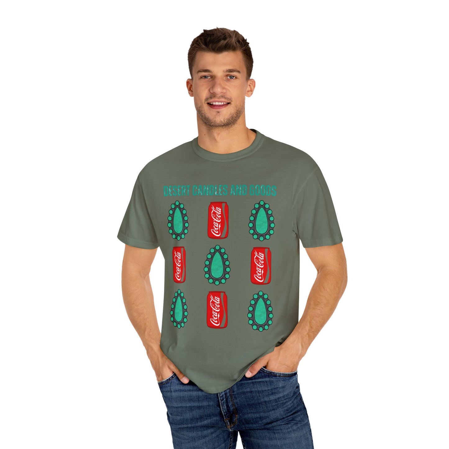 Turquoise Coke Soda Unisex T-shirt