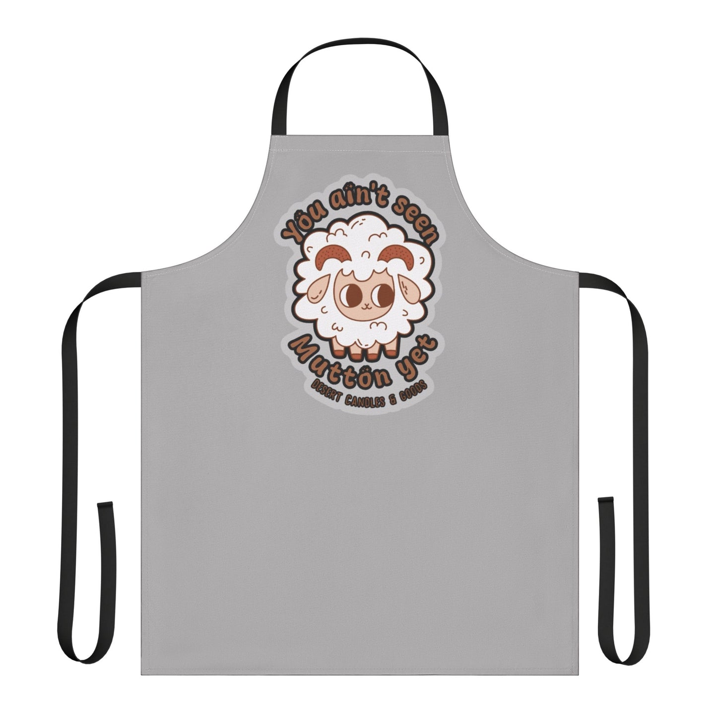 Funny Sheep Apron – "You Ain't Seen Mutton Yet" – Perfect for BBQs and Cooking