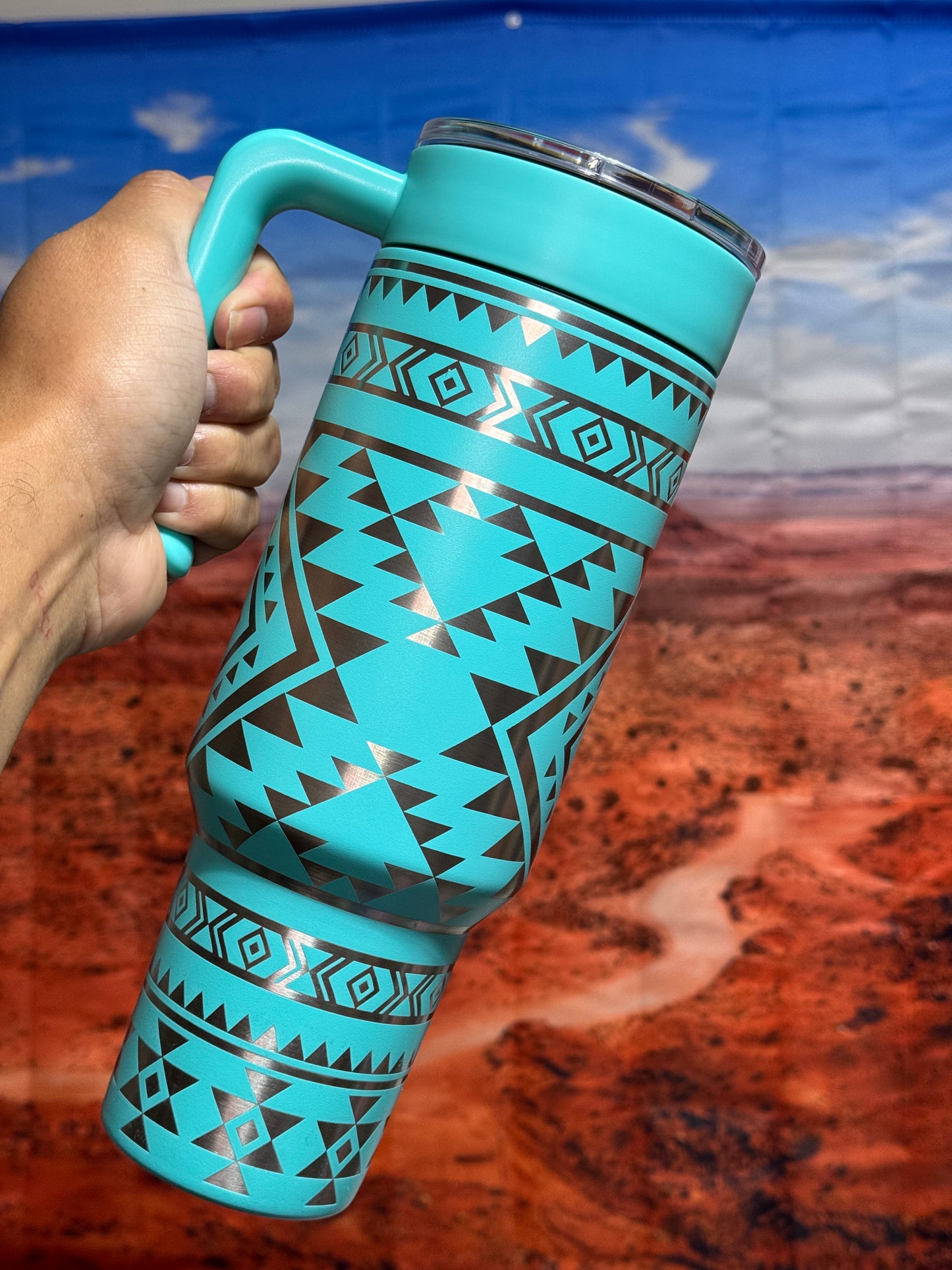 40 oz Desert Candles and Goods Engraved Cups