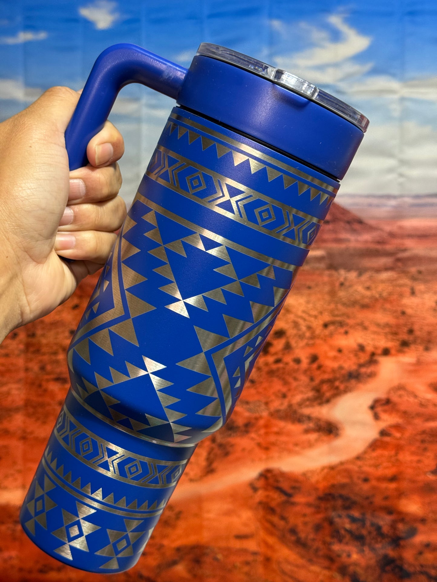 40 oz Desert Candles and Goods Engraved Cups
