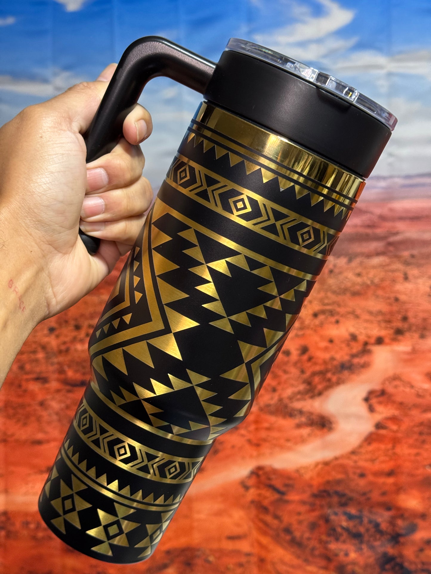 40 oz Desert Candles and Goods Engraved Cups