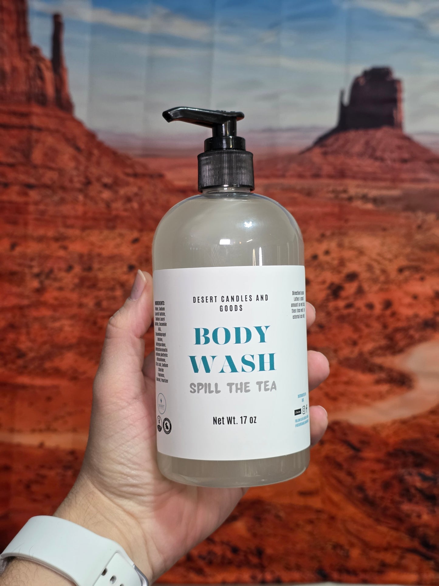 Drench the Desert Body Wash 17 oz