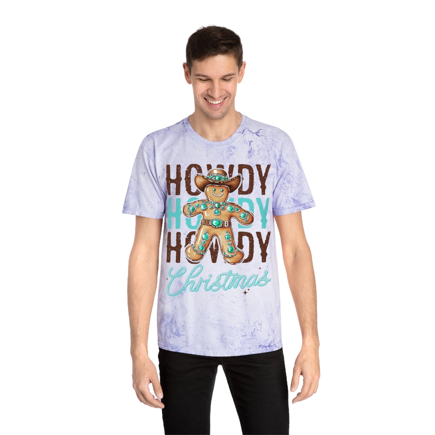 Unisex Color Blast T-Shirt Gingerbread