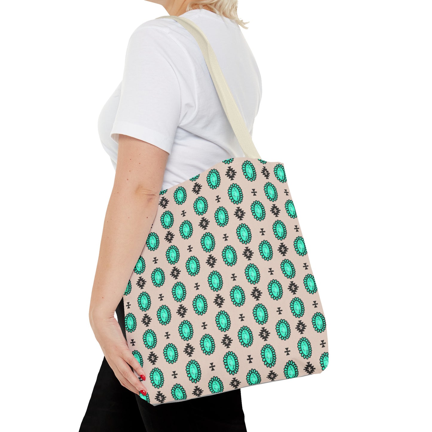 Turquoise Me Down Tote Bag