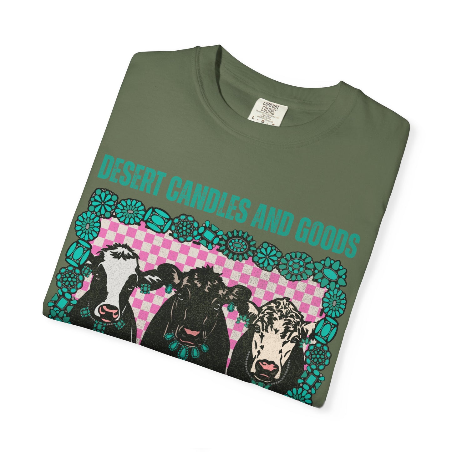 Cow Unisex Garment-Dyed T-shirt