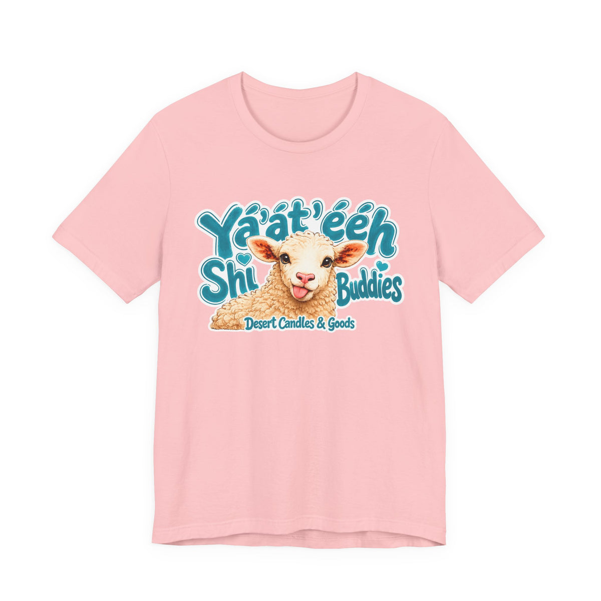 Ya'at'éeh Shi Buddies Tee — Cute Desert Lamb Graphic T-Shirt