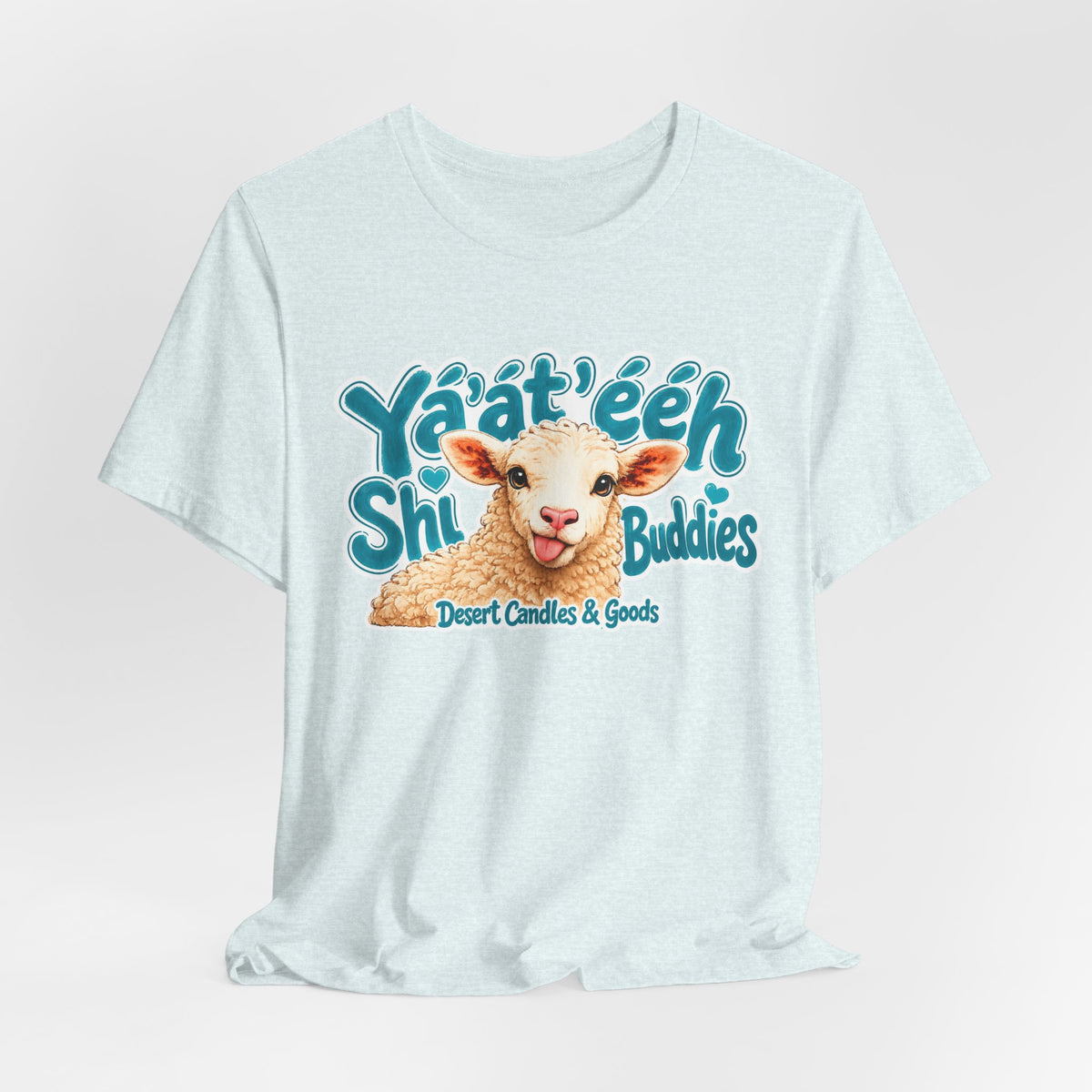 Ya'at'éeh Shi Buddies Tee — Cute Desert Lamb Graphic T-Shirt