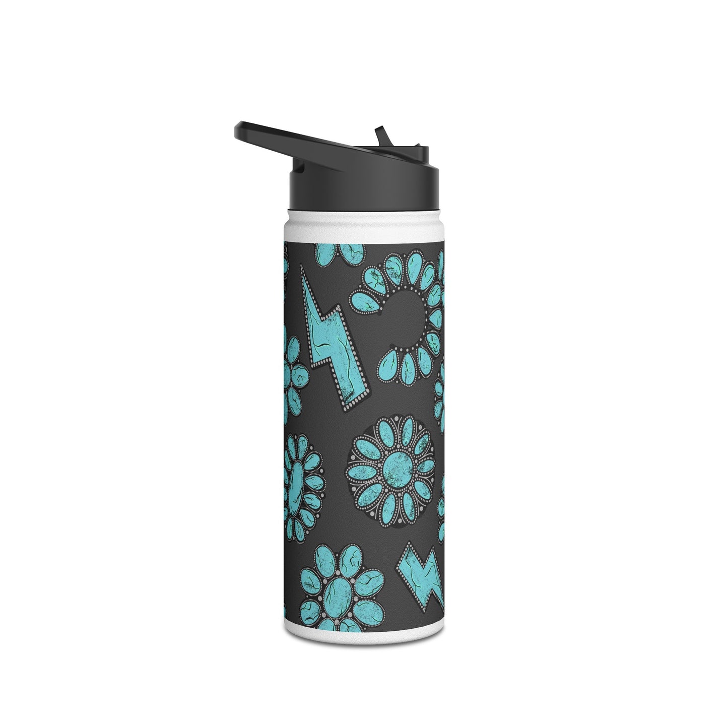 Turquoise Junkie Stainless Steel Water Bottle