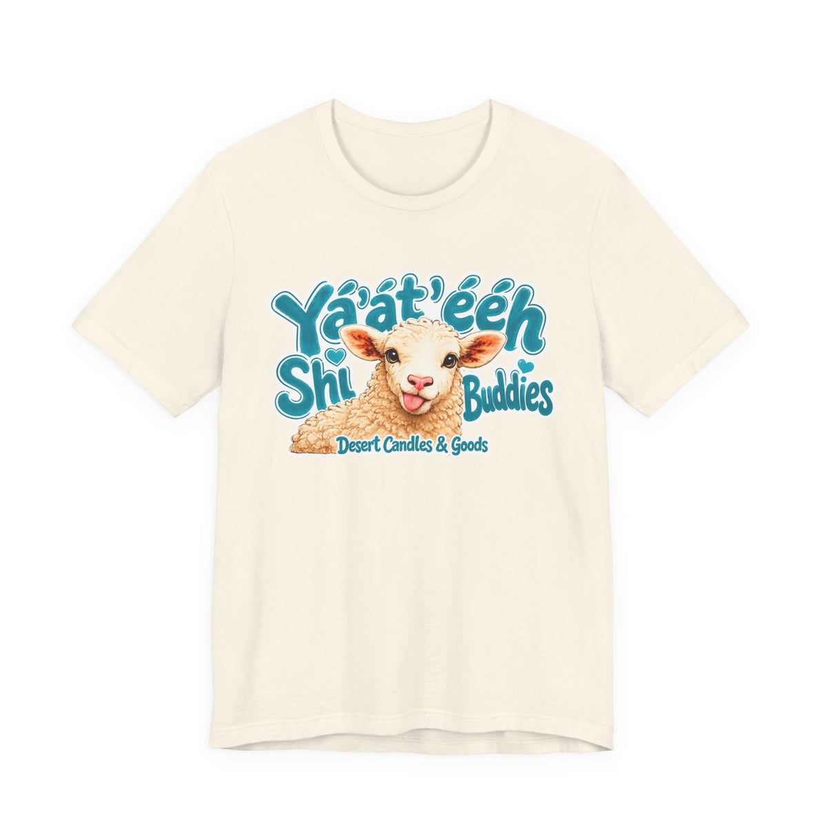 Ya'at'éeh Shi Buddies Tee — Cute Desert Lamb Graphic T-Shirt