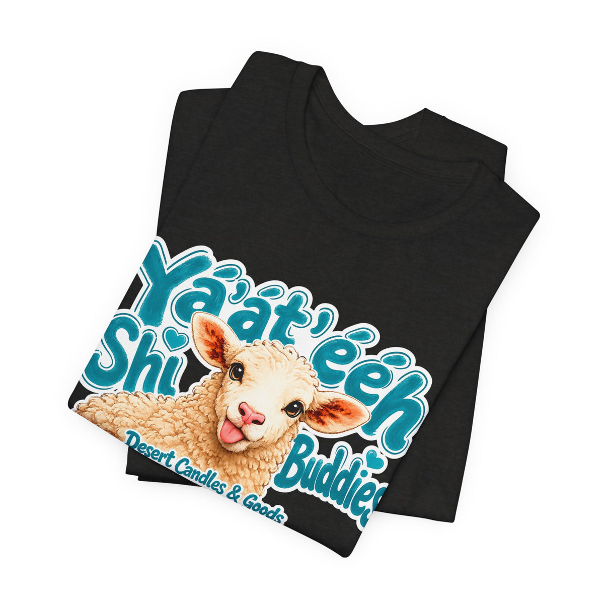 Ya'at'éeh Shi Buddies Tee — Cute Desert Lamb Graphic T-Shirt