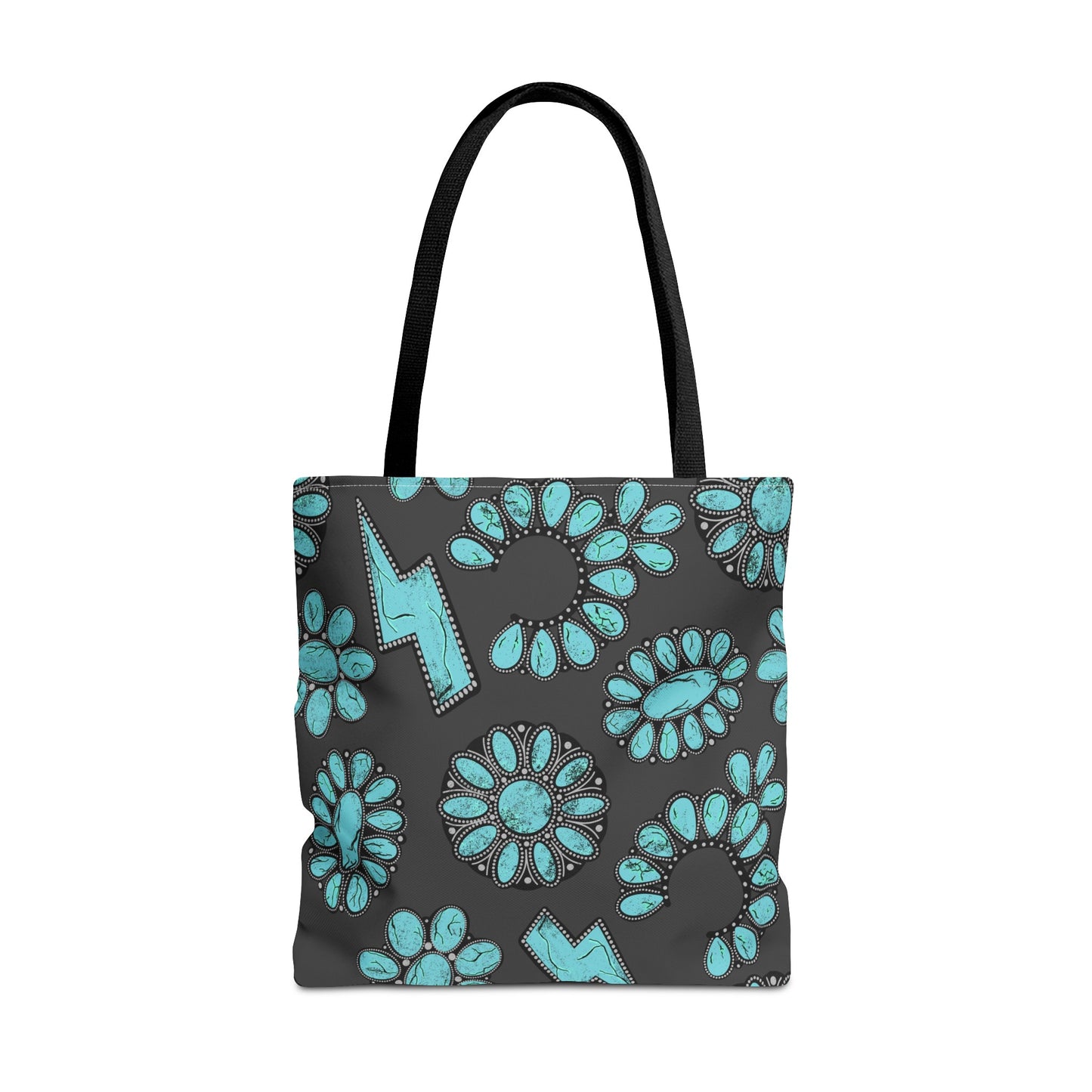 Turquoise Junkie Tote Bag