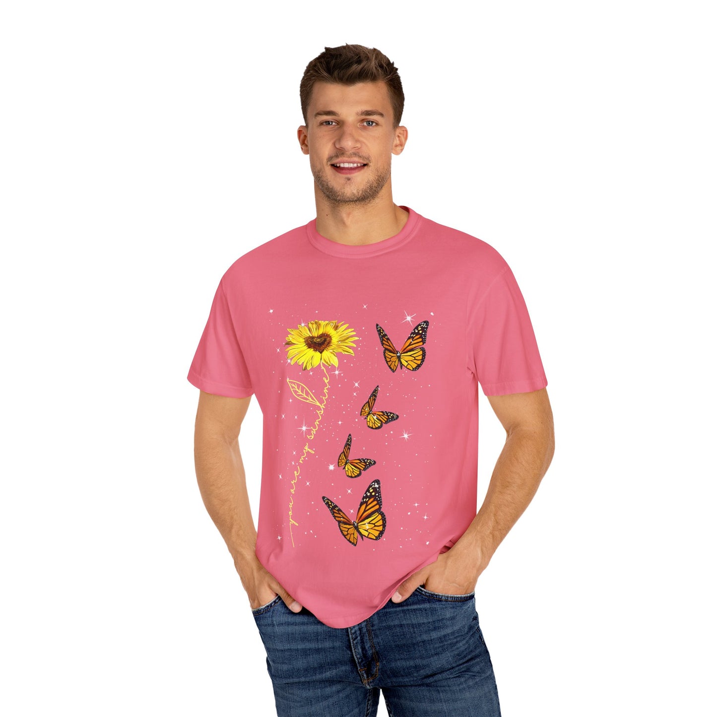Sunflower and butterflies Tee