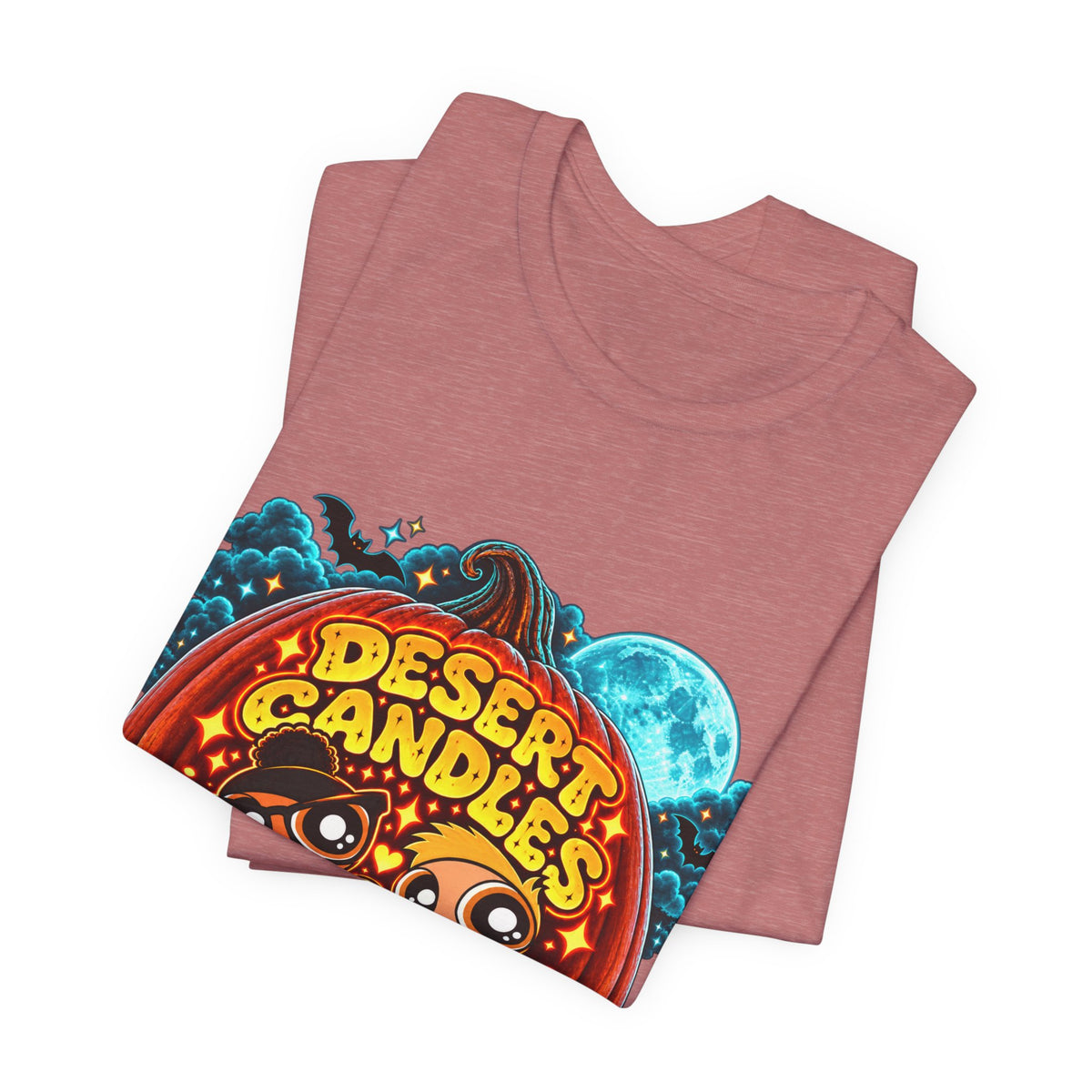 Desert Candles & Goods Tee — Cute Halloween Pumpkin Shop Graphic T-Shirt