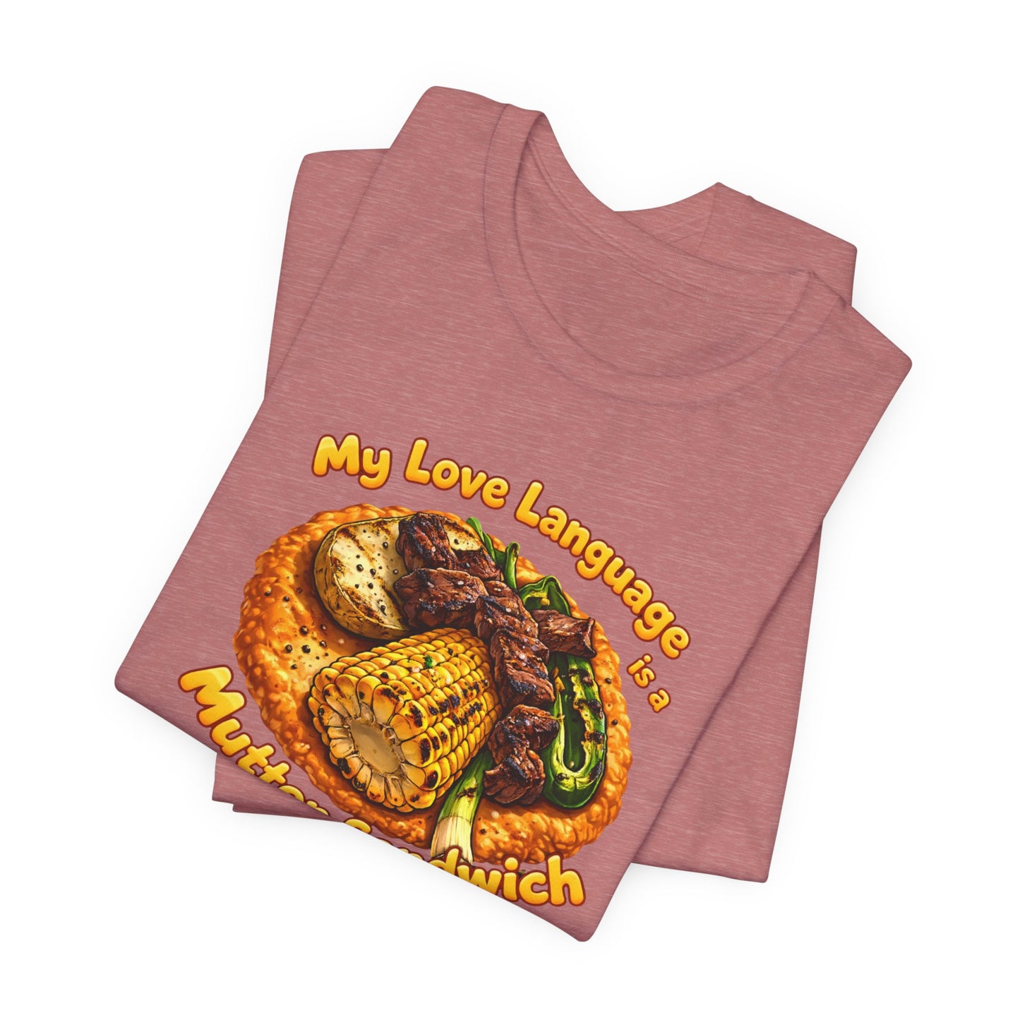 BELLA CANVAS-Turquoise Love Heart T-Shirt — "My Love Language is Turquoise" Graphic Tee
