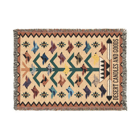 Desert Candles and Goods Rug Woven Blanket