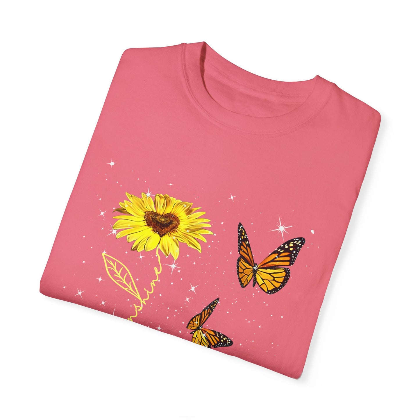 Sunflower and butterflies Tee