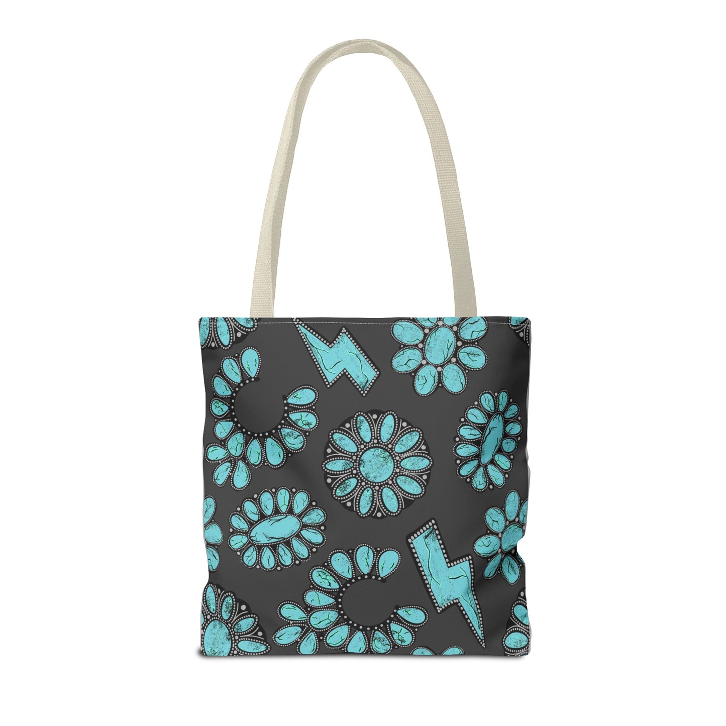 Turquoise Junkie Tote Bag