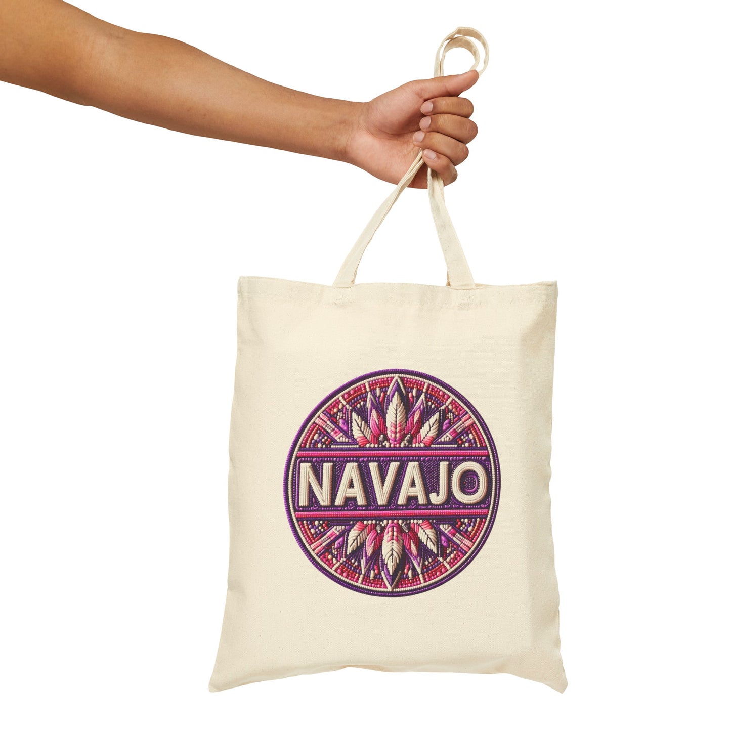 Navajo Cotton Canvas Tote Bag