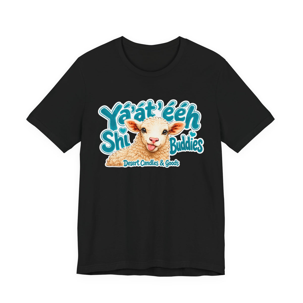 Ya'at'éeh Shi Buddies Tee — Cute Desert Lamb Graphic T-Shirt