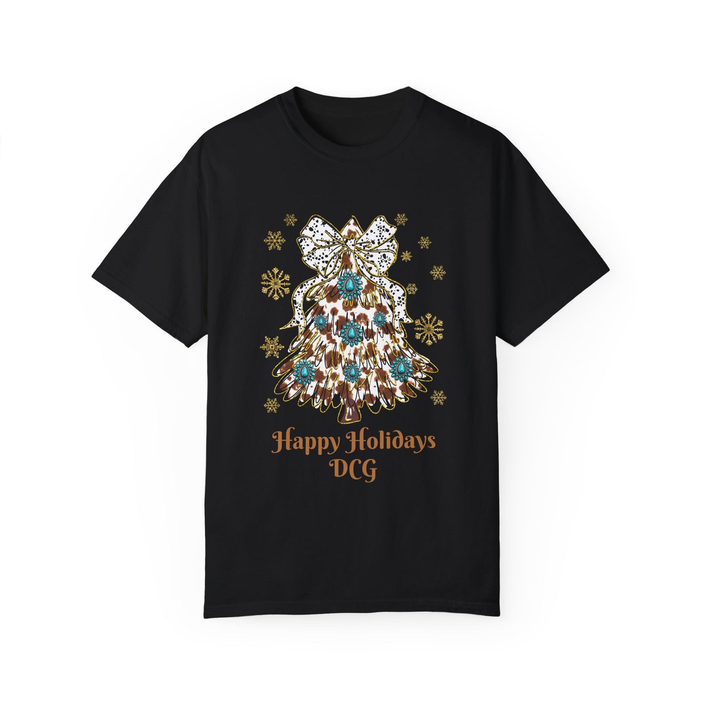 Unisex Garment-Dyed T-shirt Happy Holidays