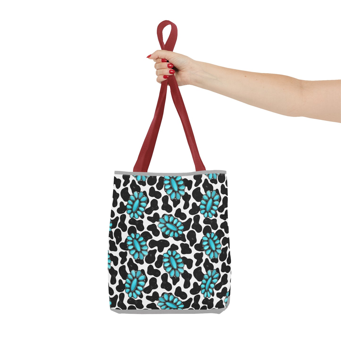 Turquoise Love Tote Bag