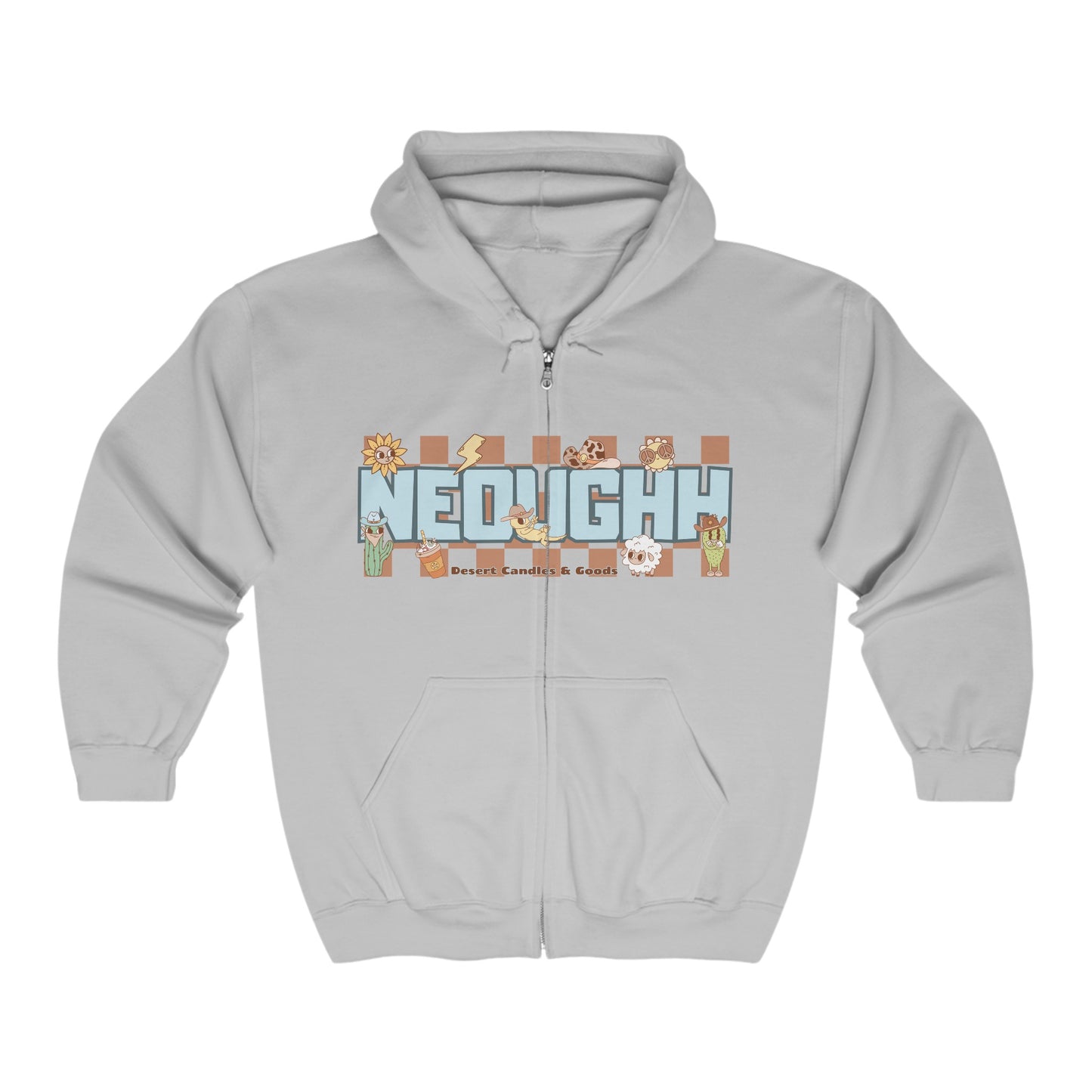 NEOOUUGHHH Unisex Heavy Blend™ Full Zip Hooded Sweatshirt