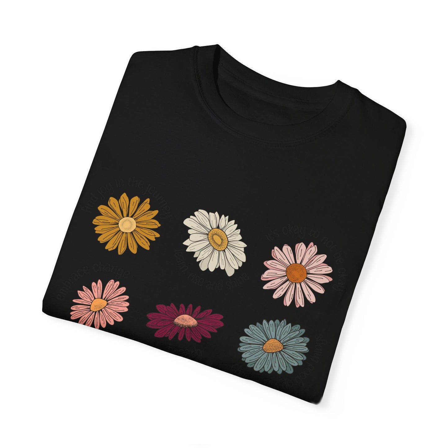 Unisex Garment-Dyed T-shirt DCG Flower