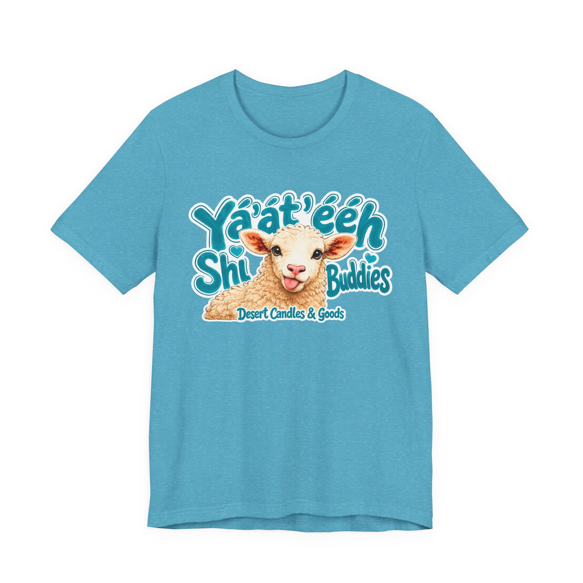Ya'at'éeh Shi Buddies Tee — Cute Desert Lamb Graphic T-Shirt