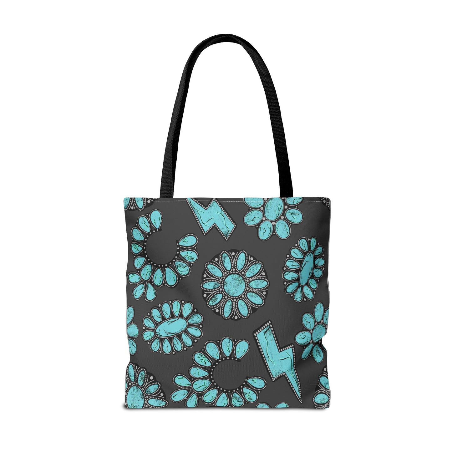 Turquoise Junkie Tote Bag