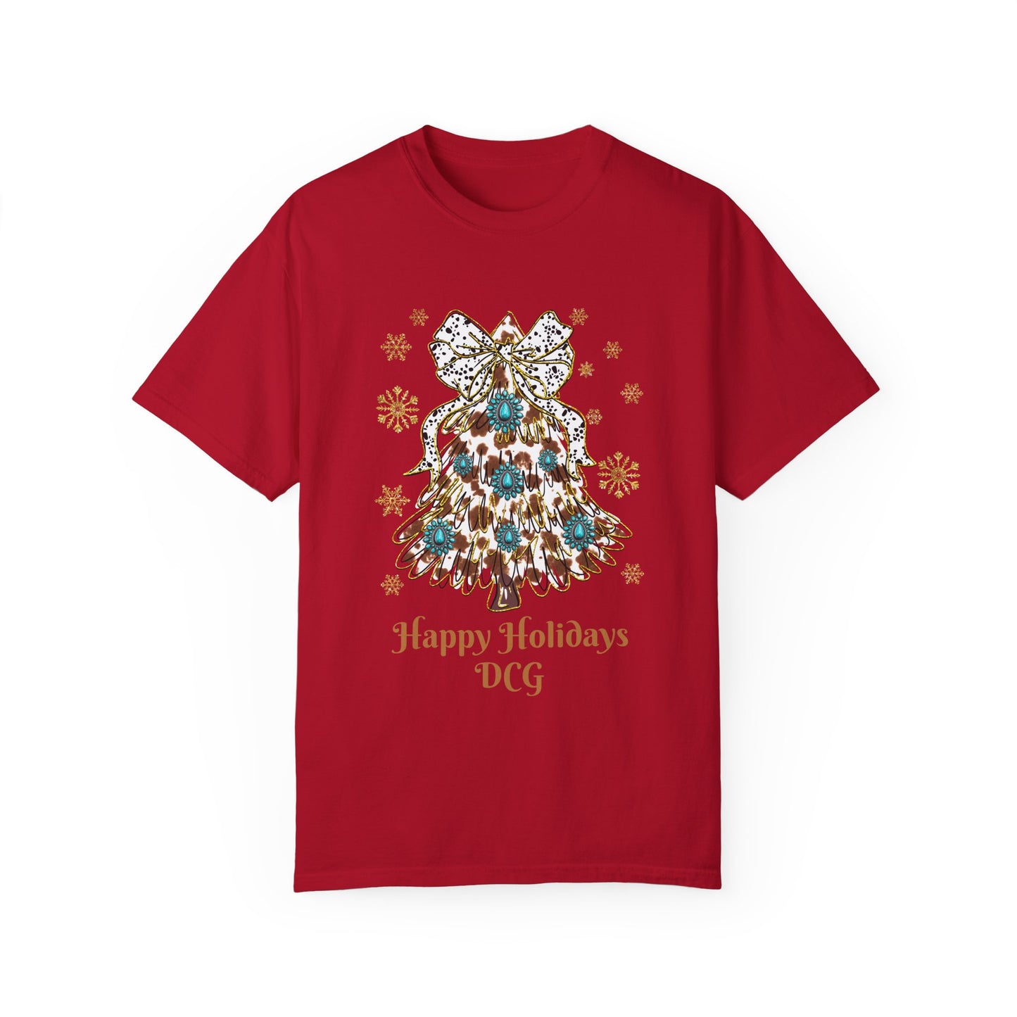 Unisex Garment-Dyed T-shirt Happy Holidays