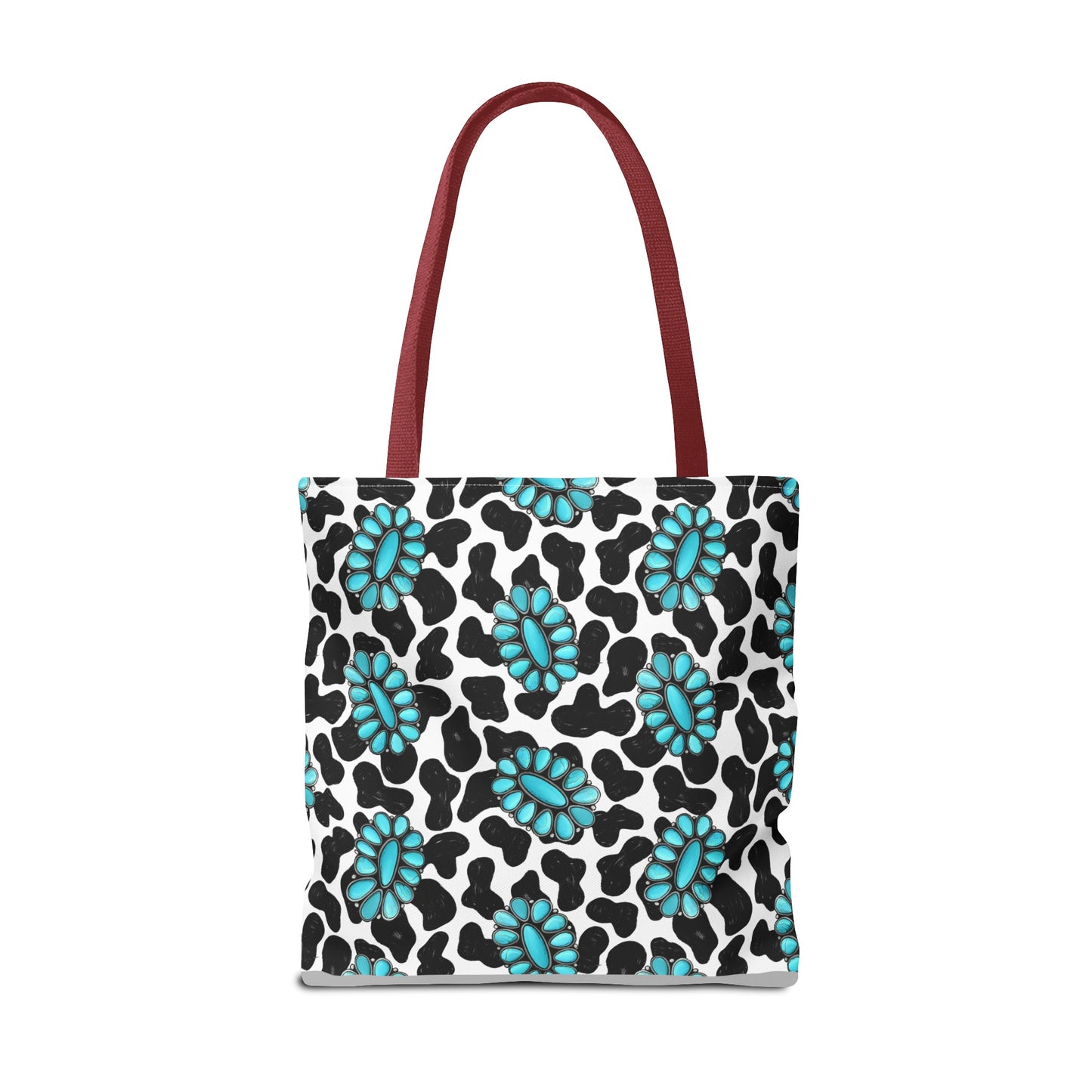 Turquoise Love Tote Bag