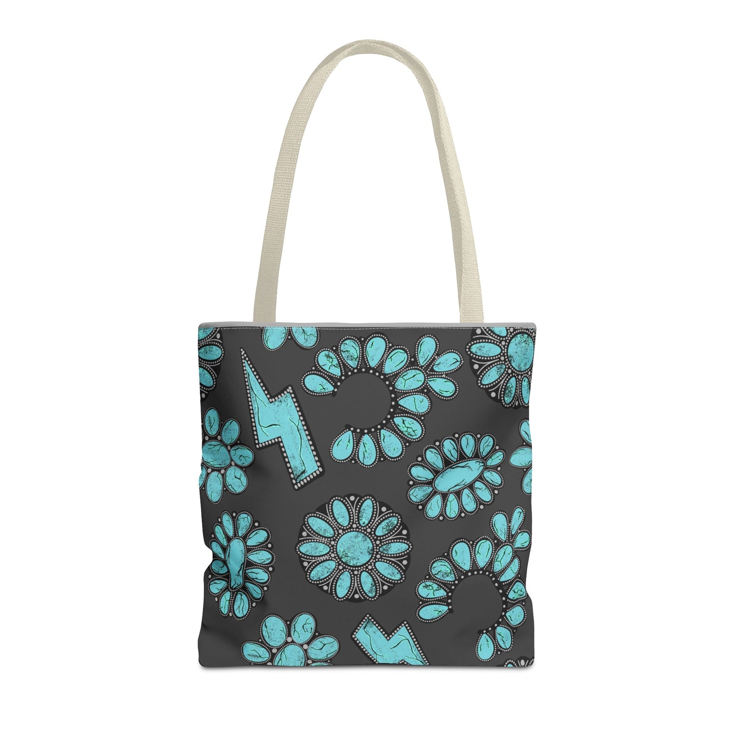 Turquoise Junkie Tote Bag