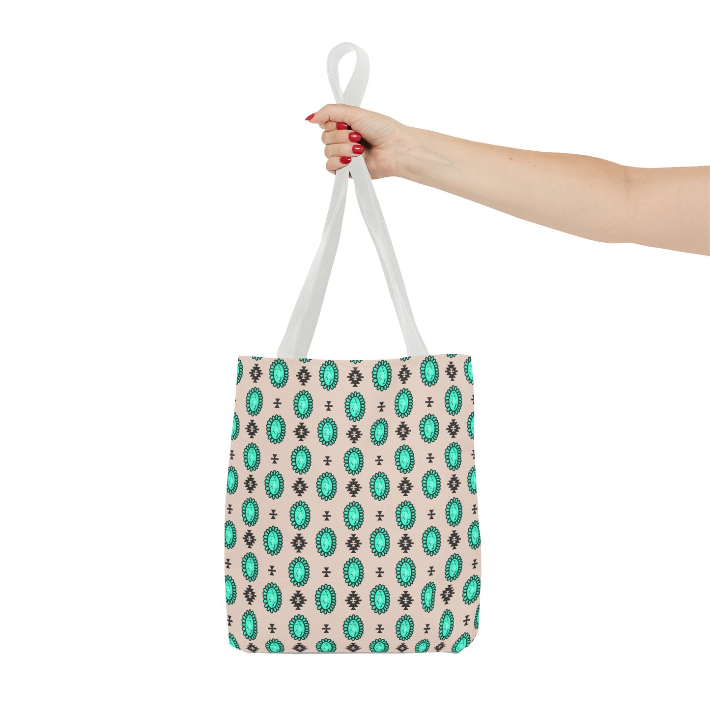 Turquoise Me Down Tote Bag