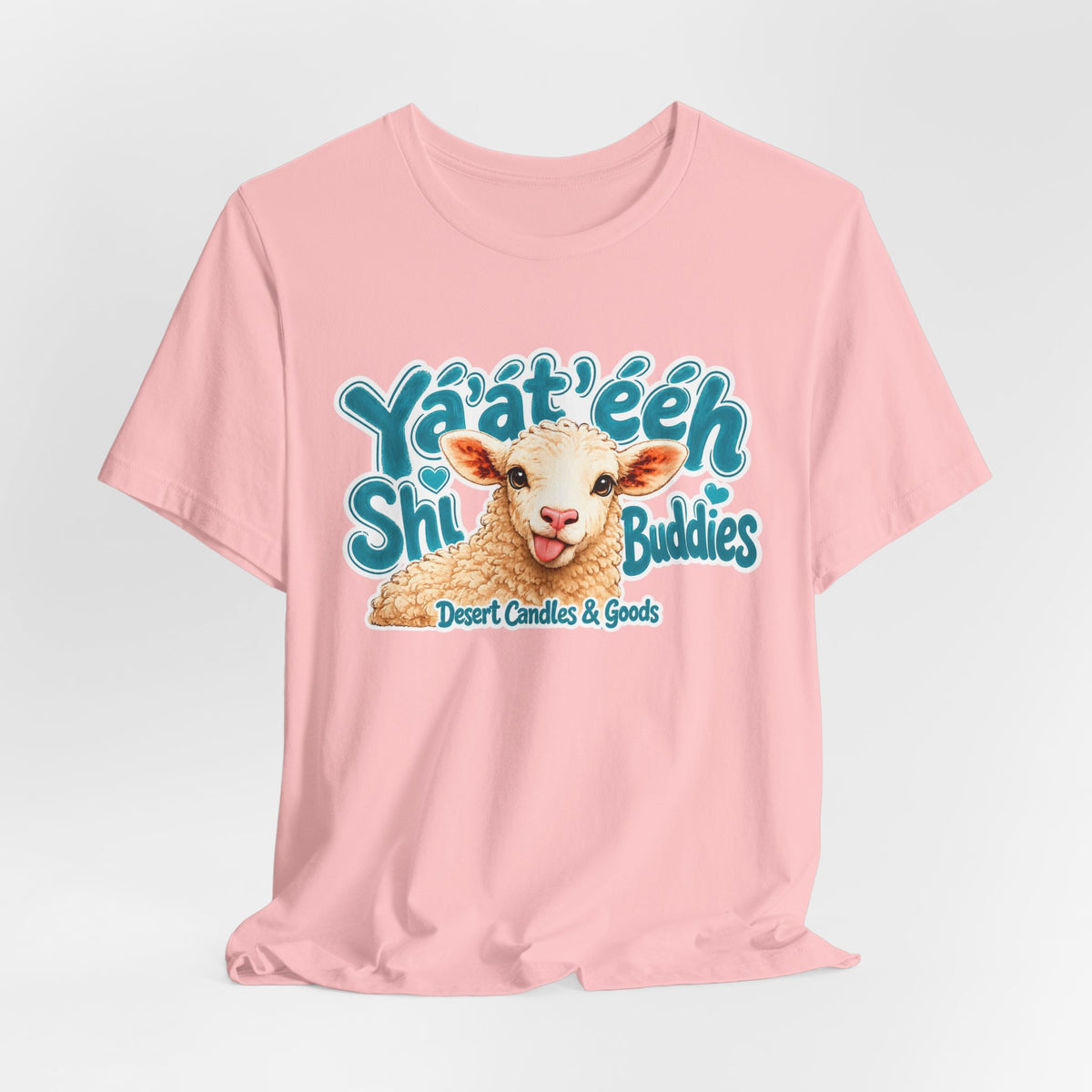 Ya'at'éeh Shi Buddies Tee — Cute Desert Lamb Graphic T-Shirt