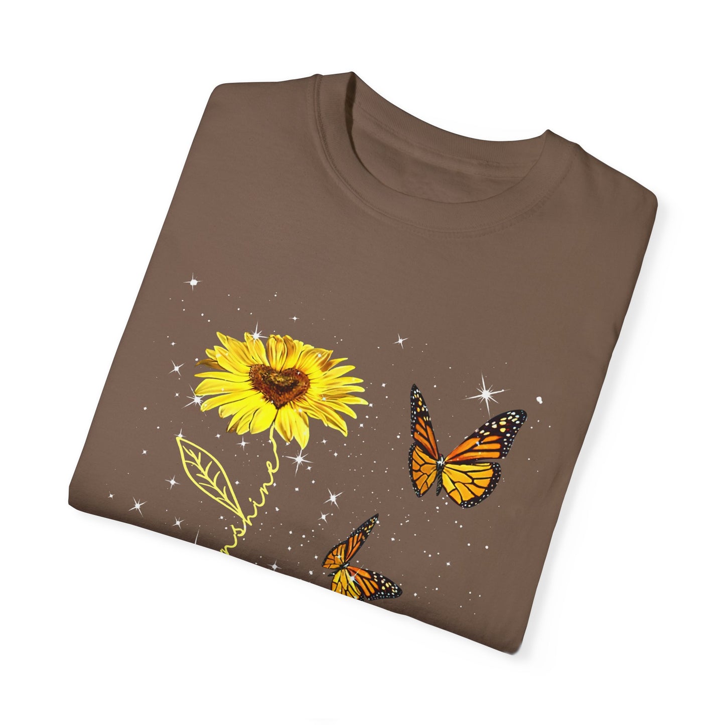 Sunflower and butterflies Tee