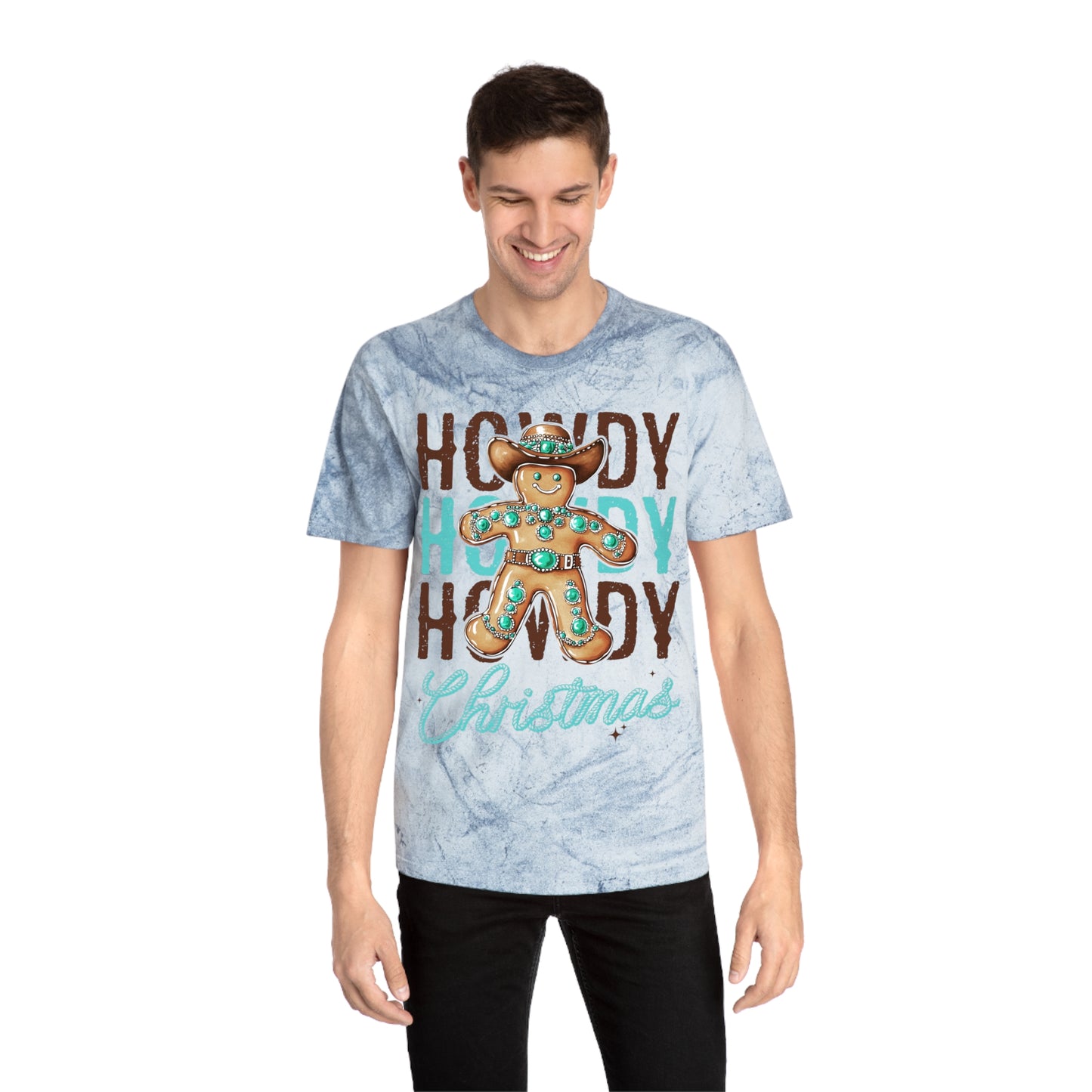 Unisex Color Blast T-Shirt Gingerbread