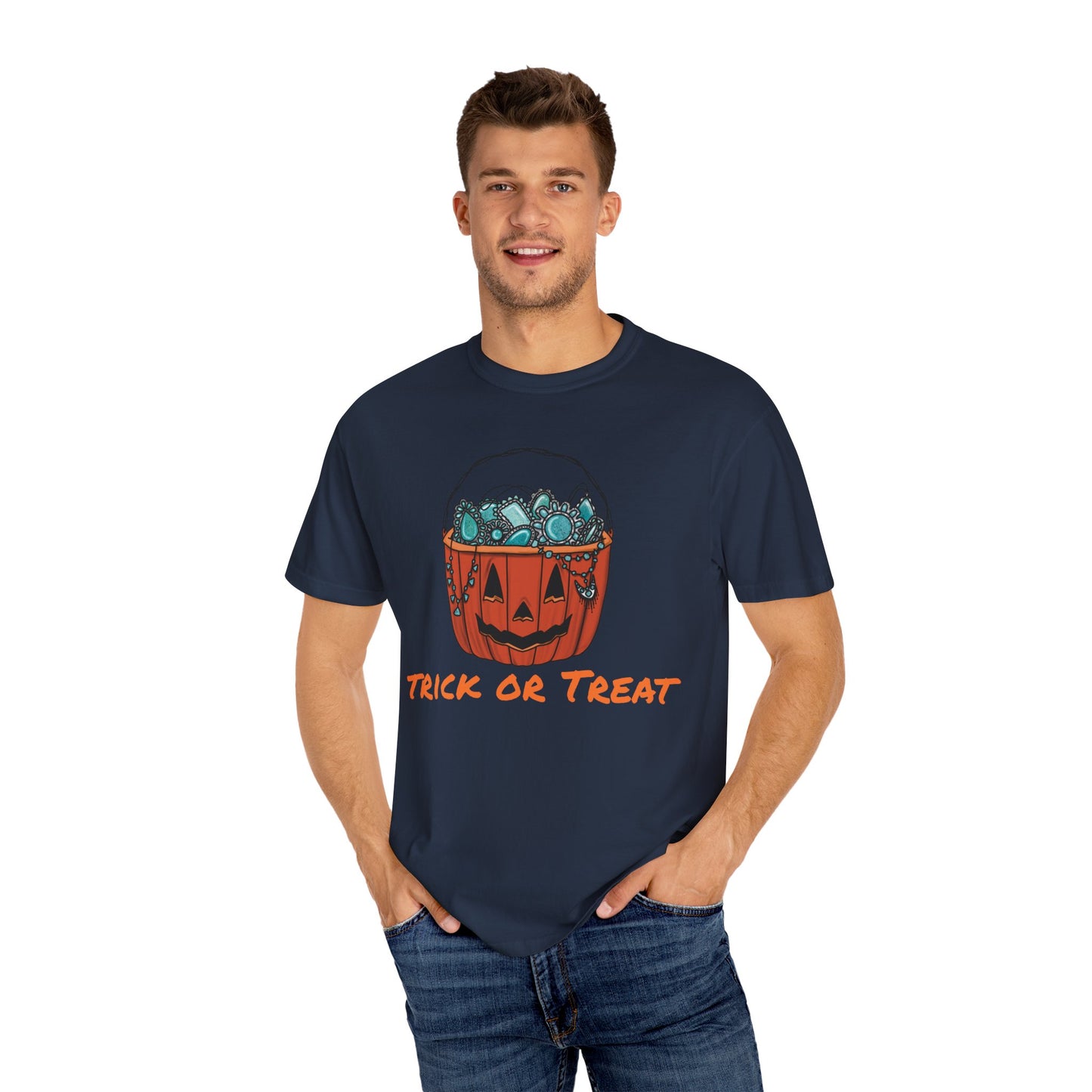 Unisex Garment-Dyed T-shirt Pumpkin