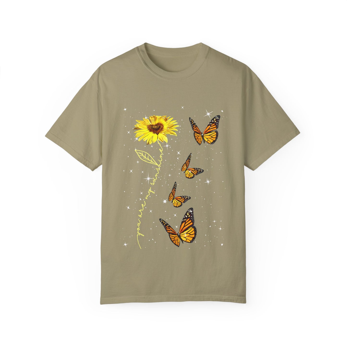 Sunflower and butterflies Tee