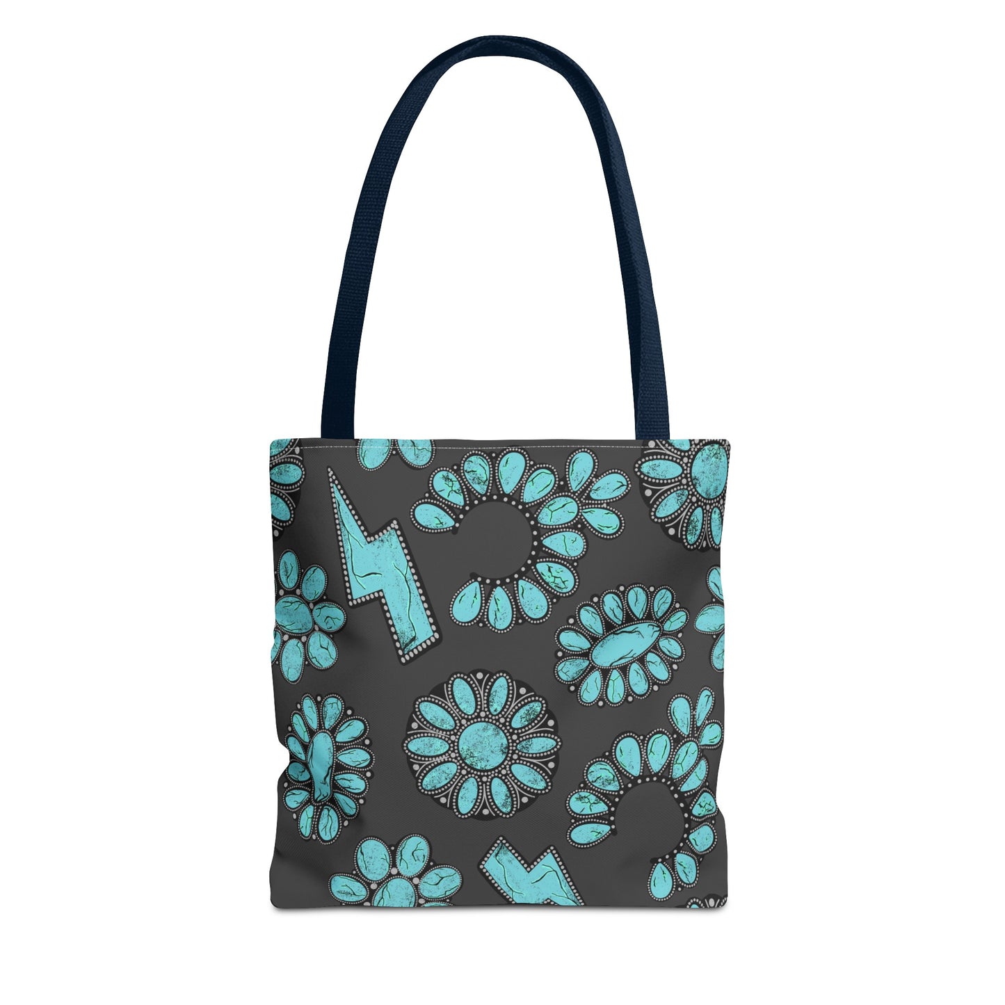 Turquoise Junkie Tote Bag