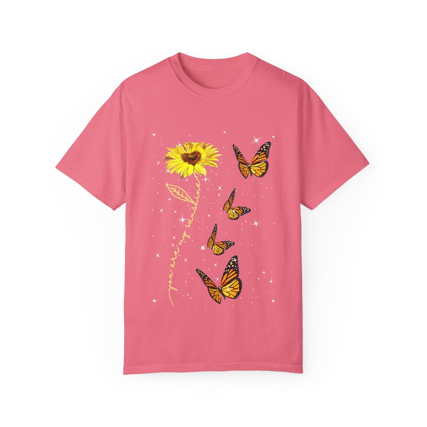 Sunflower and butterflies Tee