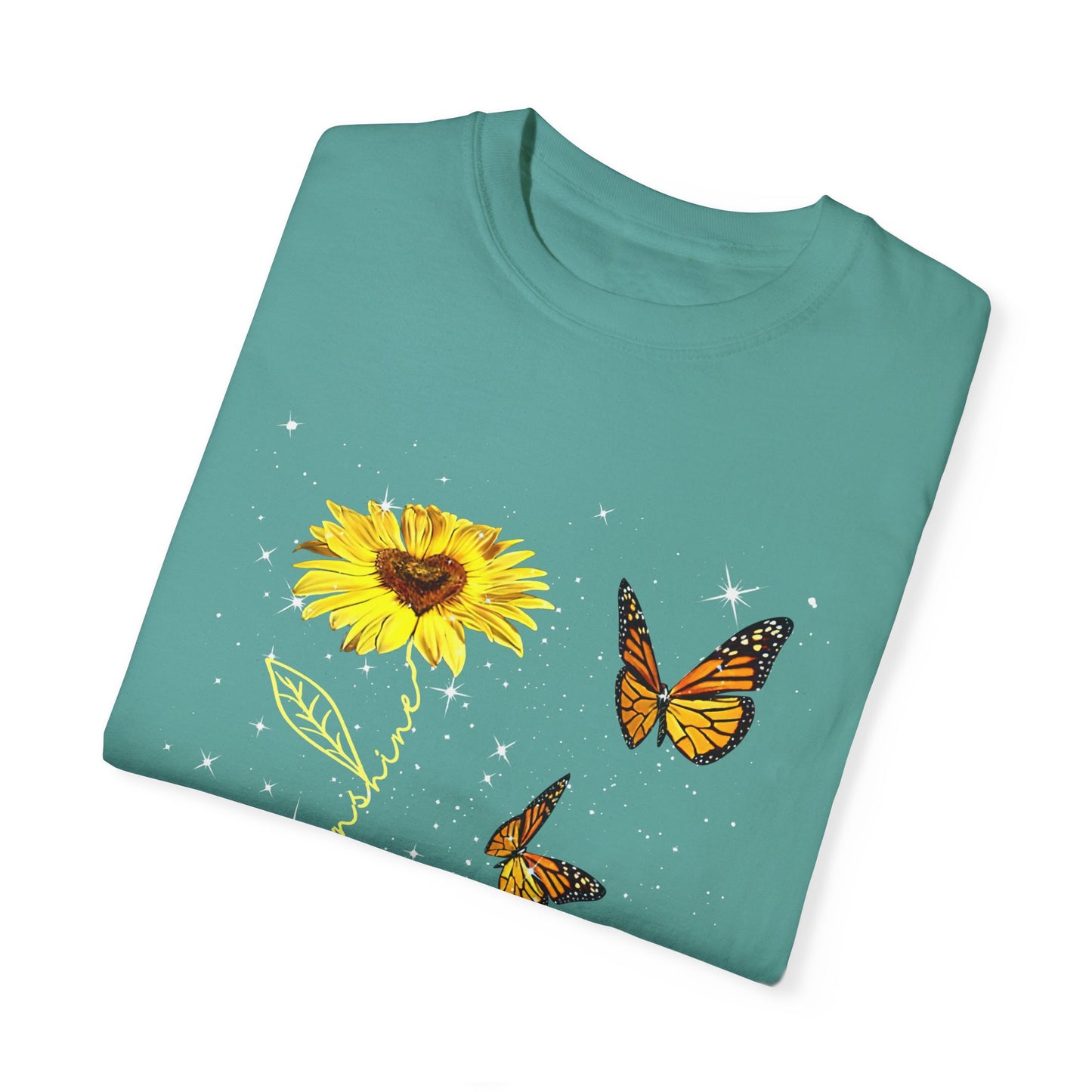 Sunflower and butterflies Tee